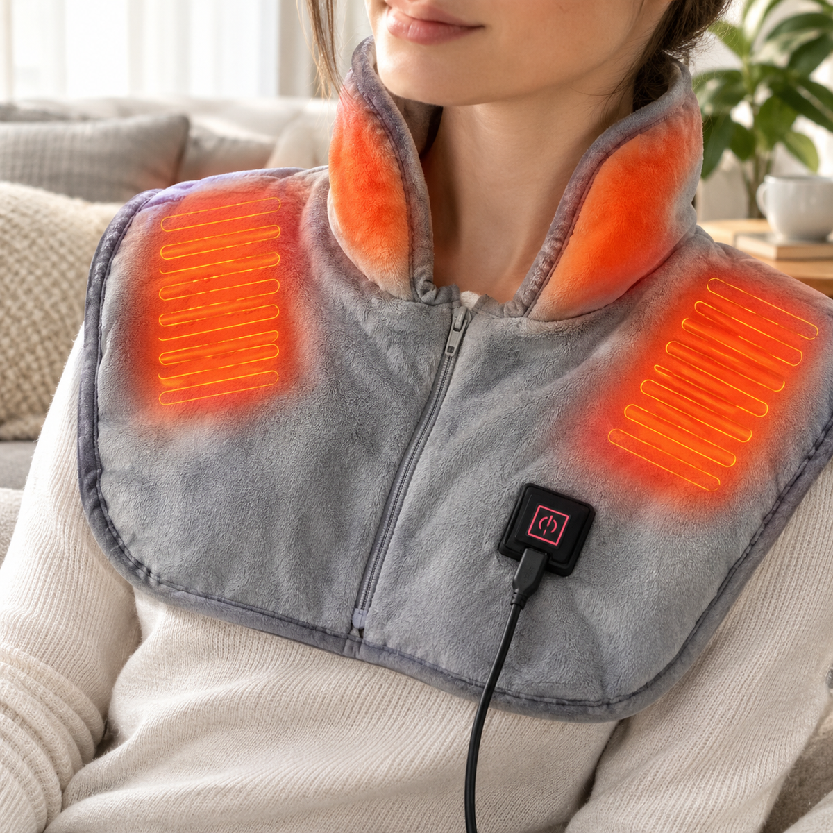 USB Heated Shoulder & Neck Wrap
