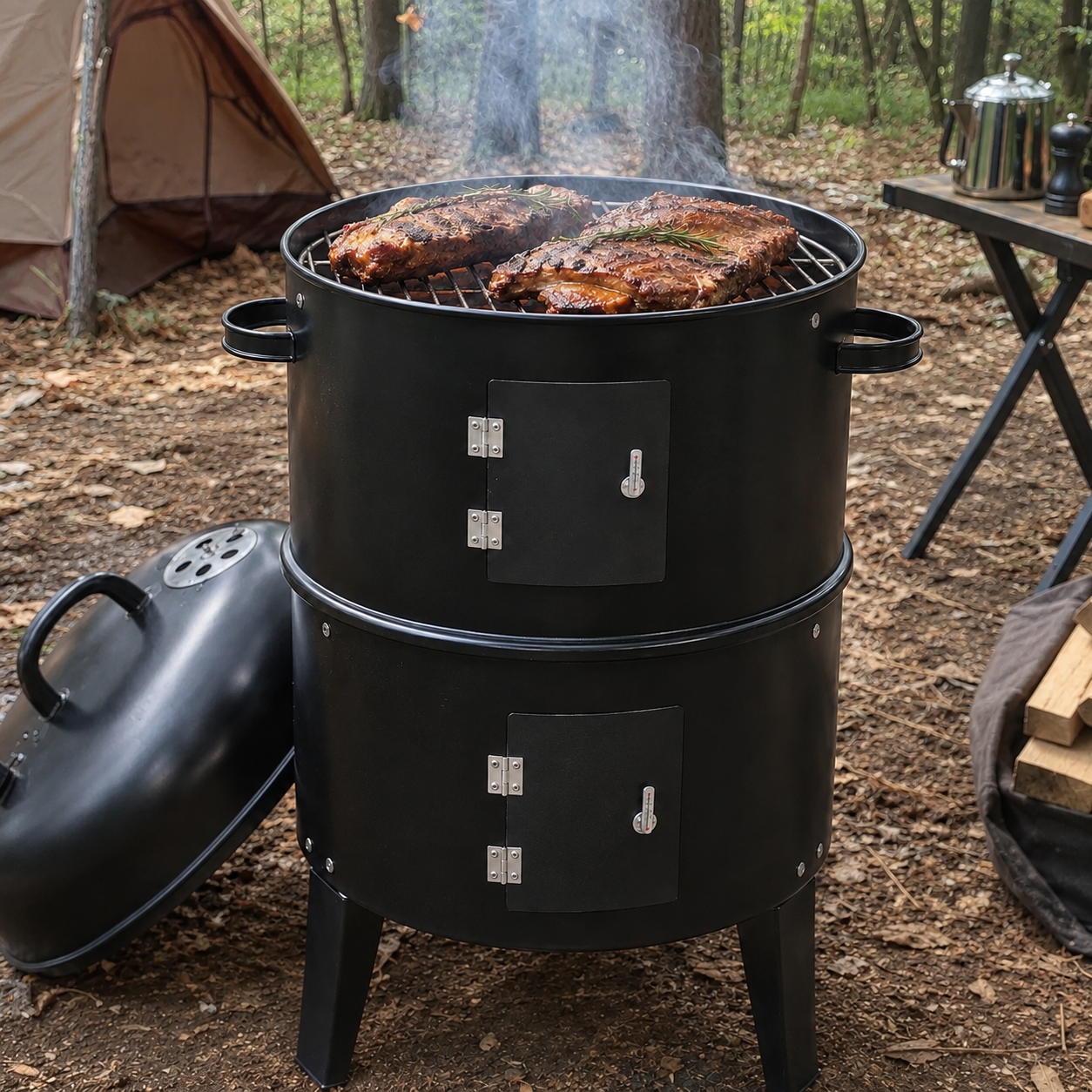 Multifunctional BBQ Smoker Oven