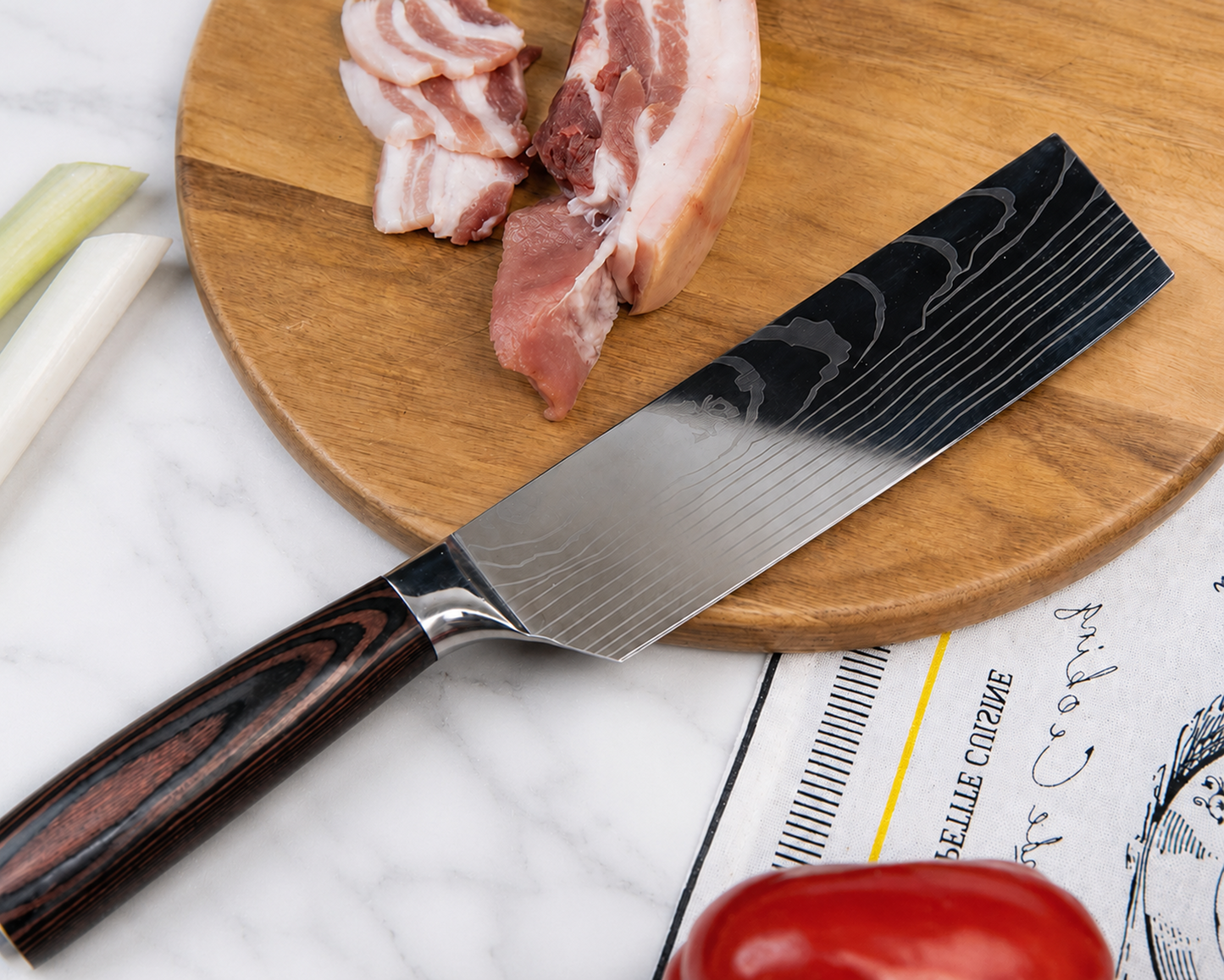 Chef Knife & Cleaver Set, 2 Piece