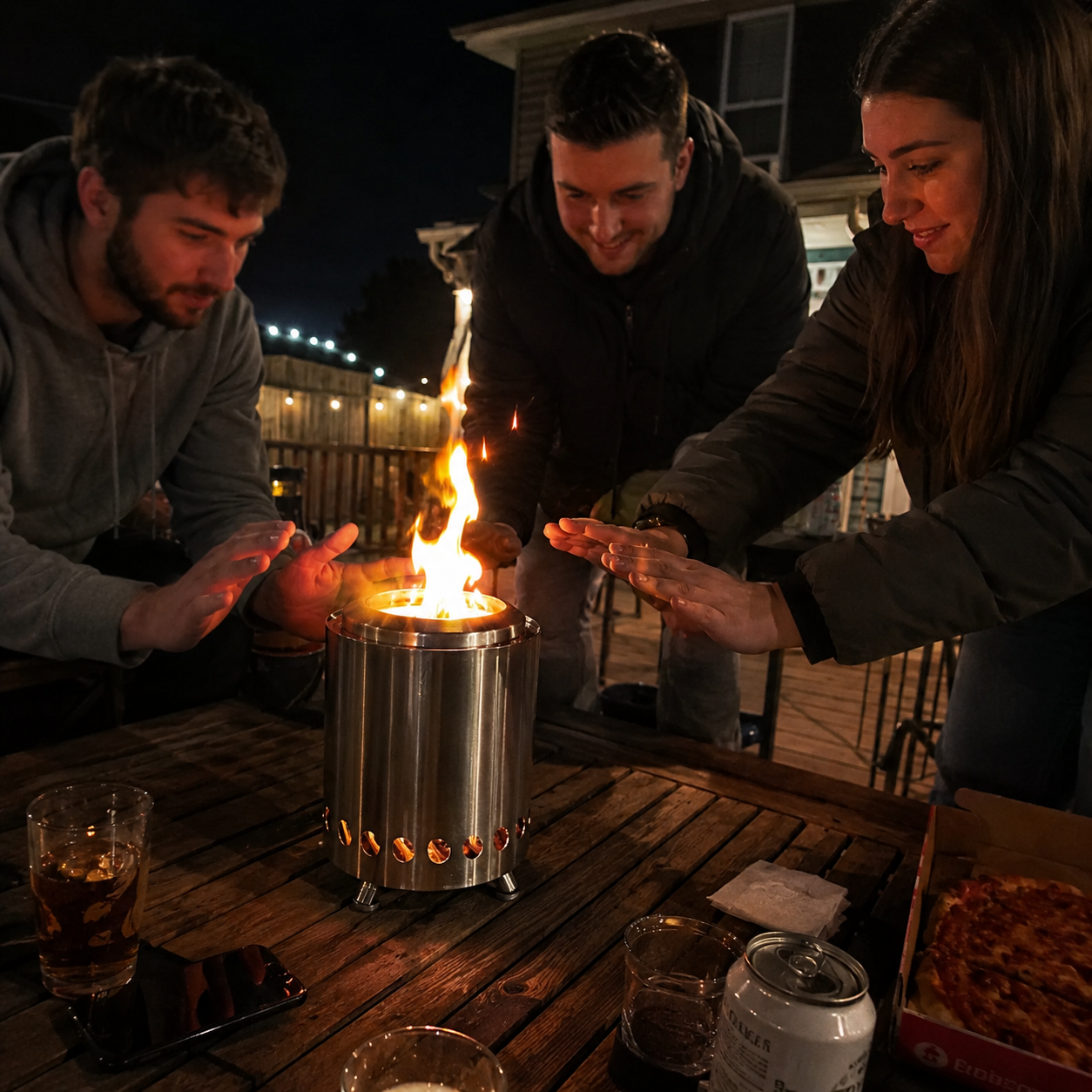 Smokeless Tabletop Fire Pit