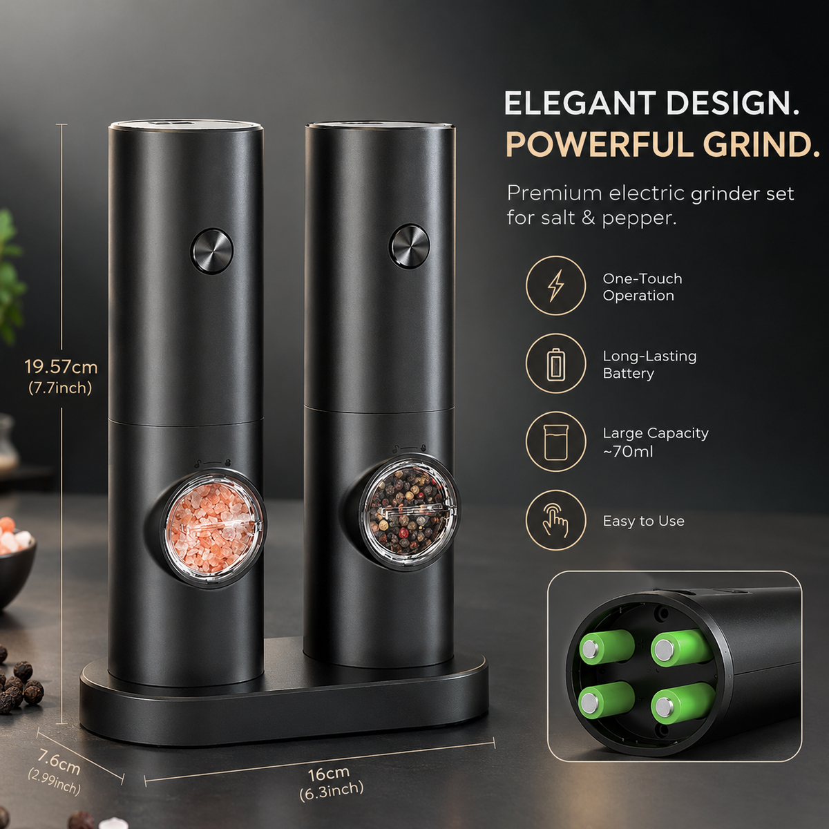 Herb & Spice Grinder Set