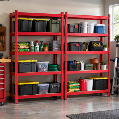 5-Tier Heavy-Duty Metal Shelving Unit