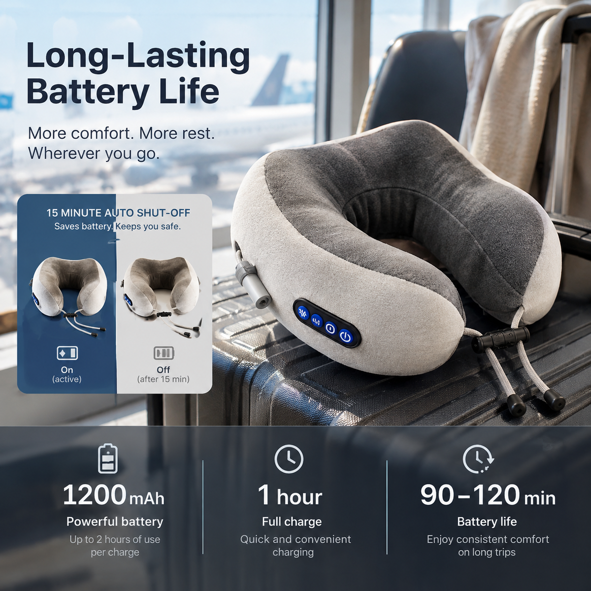 Heated Shiatsu Neck and Shoulder Massager