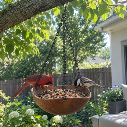 Hanging Bird Bath and Feeder Bowl