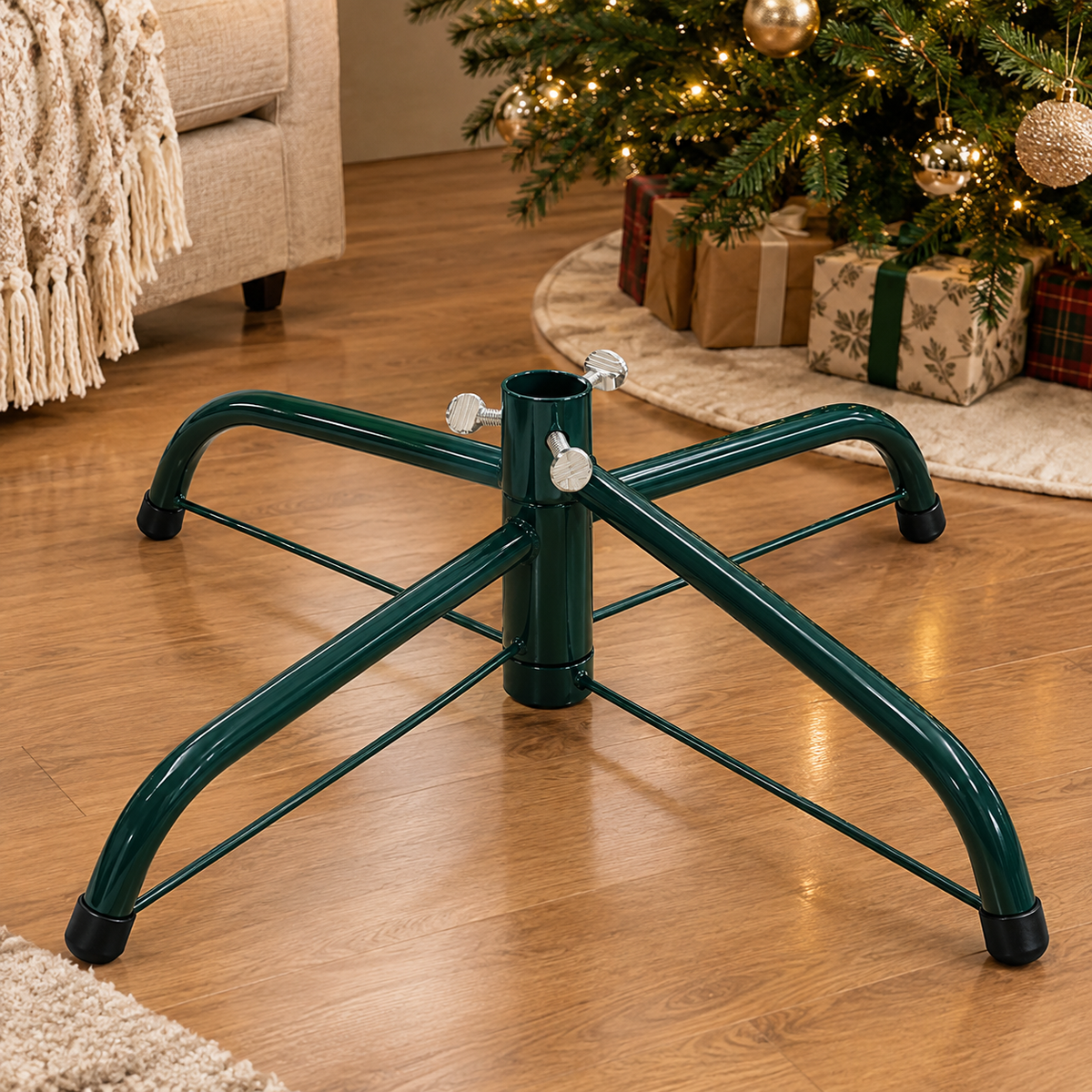 Heavy-Duty Metal Christmas Tree Stand