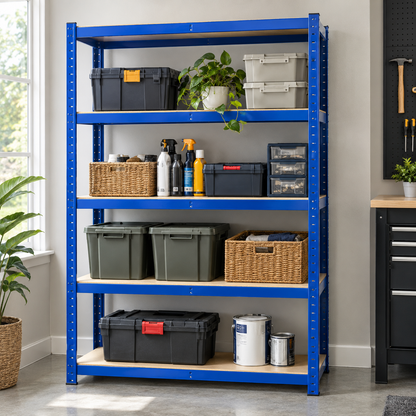 5-Tier Heavy-Duty Metal Shelving Unit