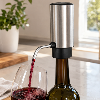 Electric Wine Aerator and Dispenser (USB Rechargeable)