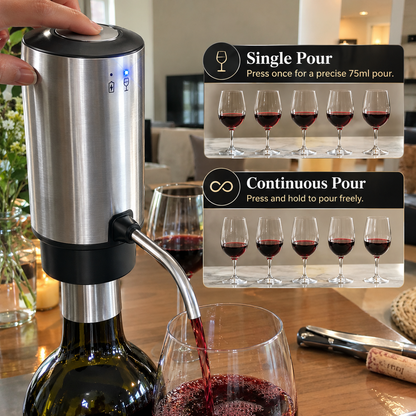 Electric Wine Aerator and Dispenser (USB Rechargeable)