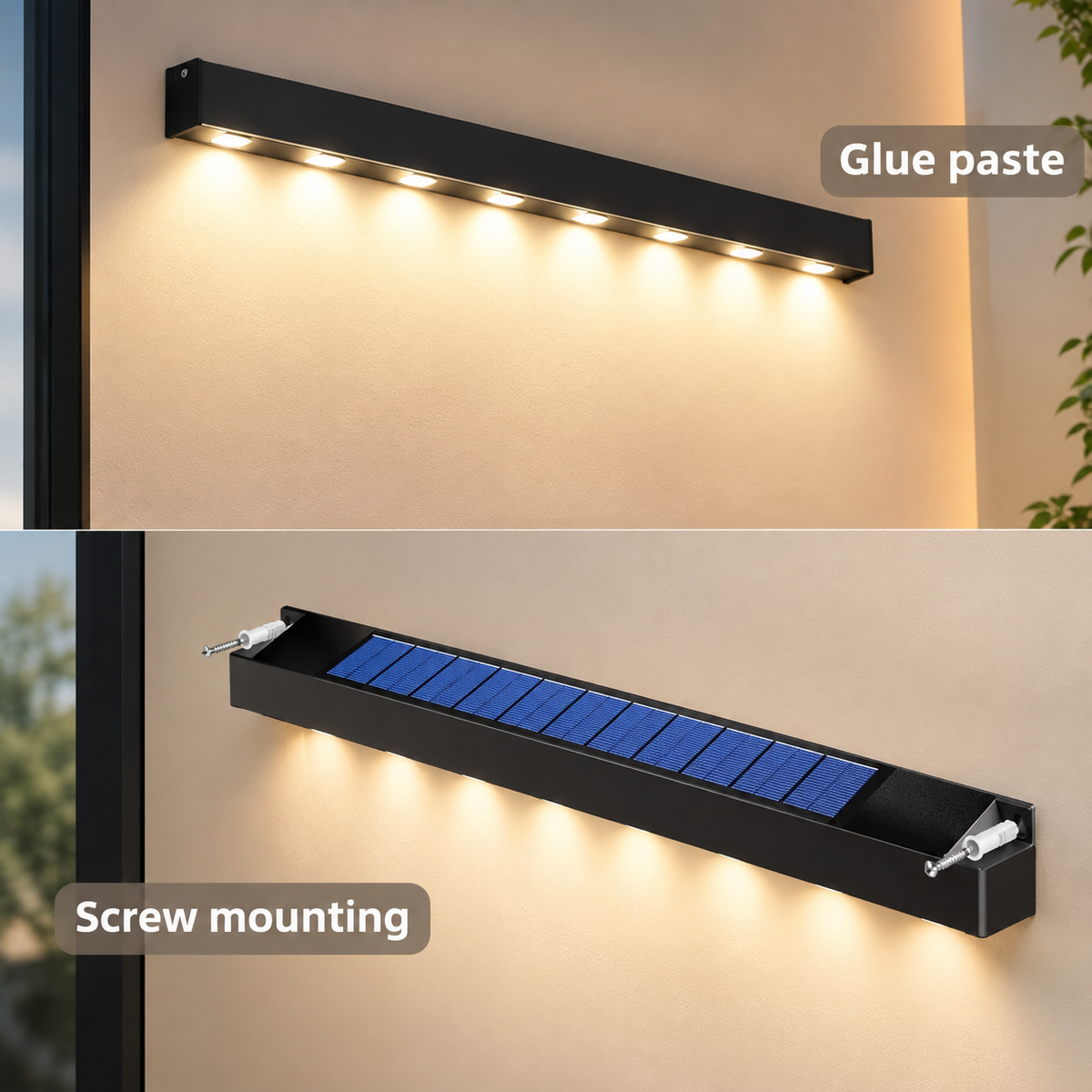 Solar LED Wall Light Bar