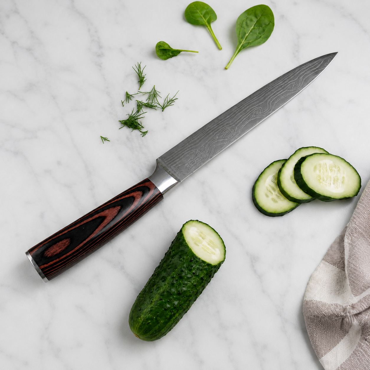 8 Piece Japanese Kitchen Knife Set