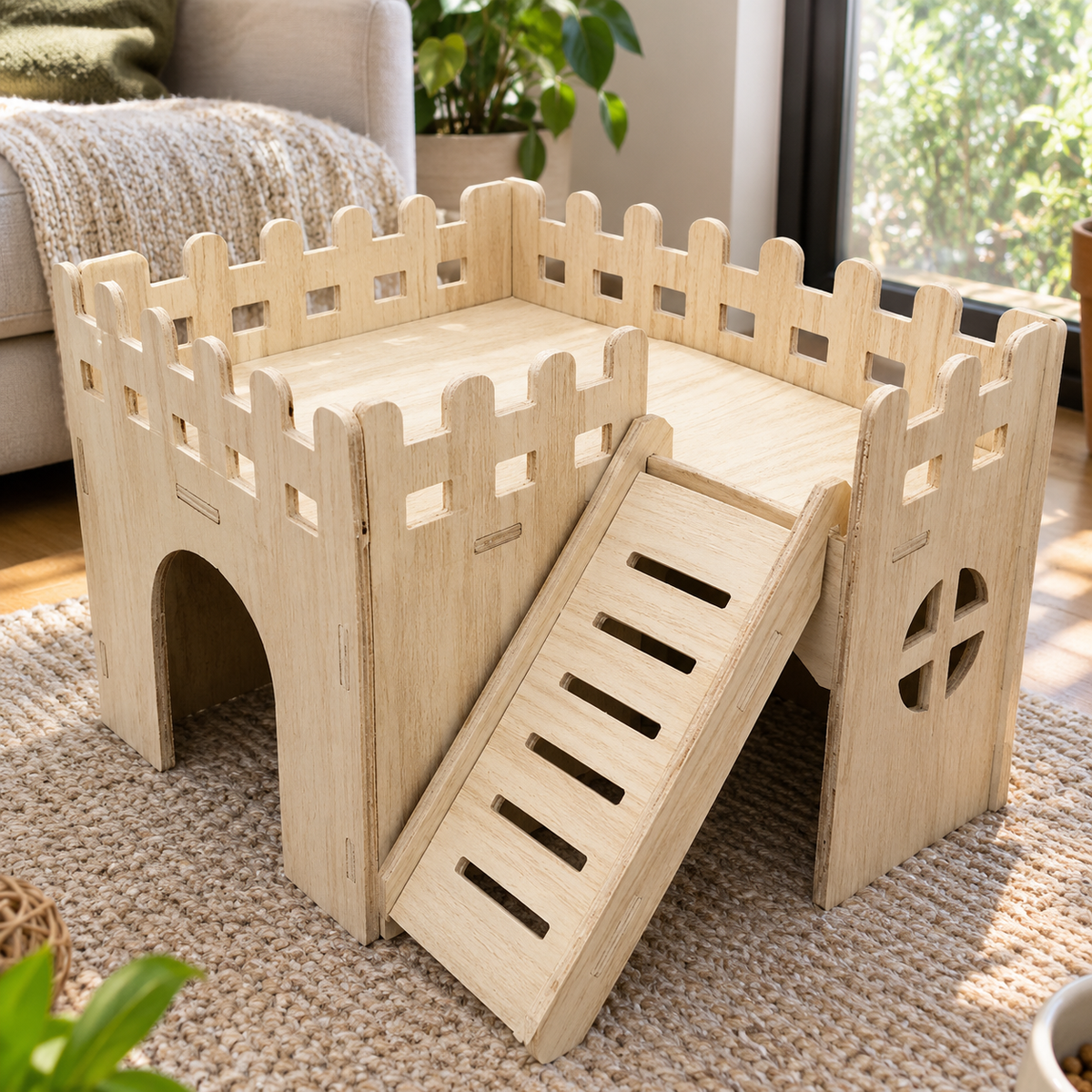 Wooden Hamster House (10 Styles)