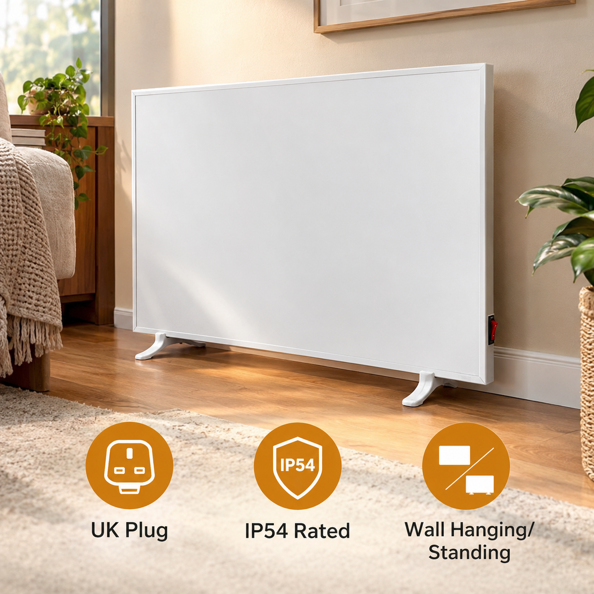 Slim Infrared Panel Heater (300W)