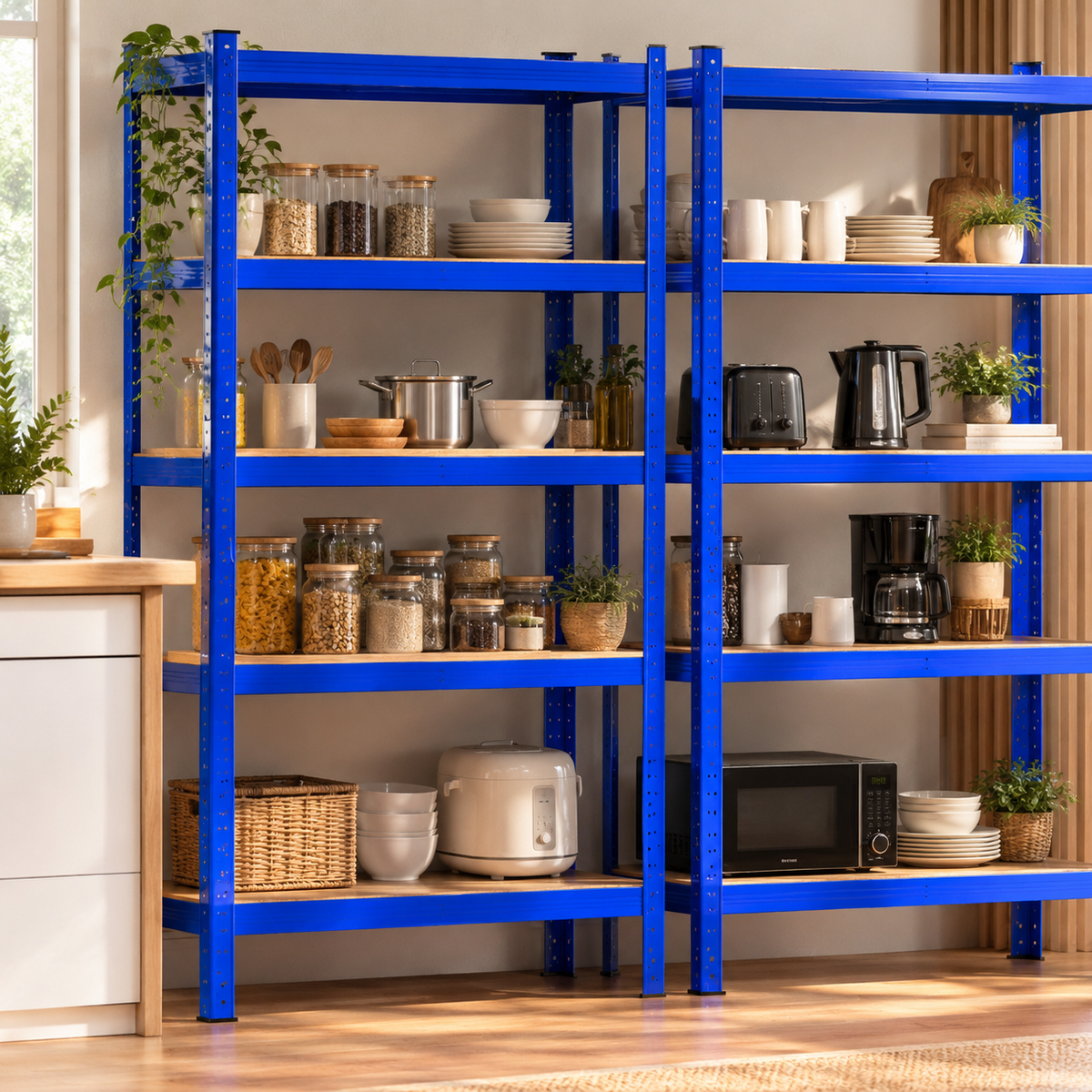 5-Tier Heavy-Duty Metal Shelving Unit