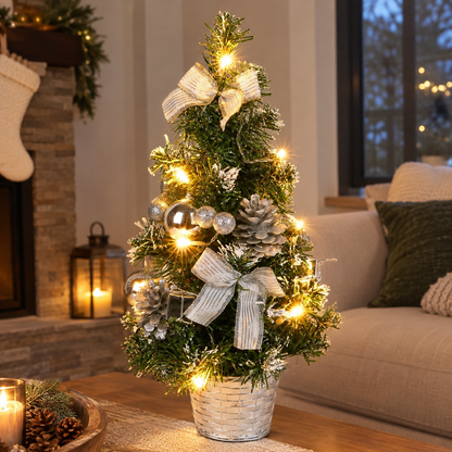 Mini Light-Up Christmas Tree (40cm)