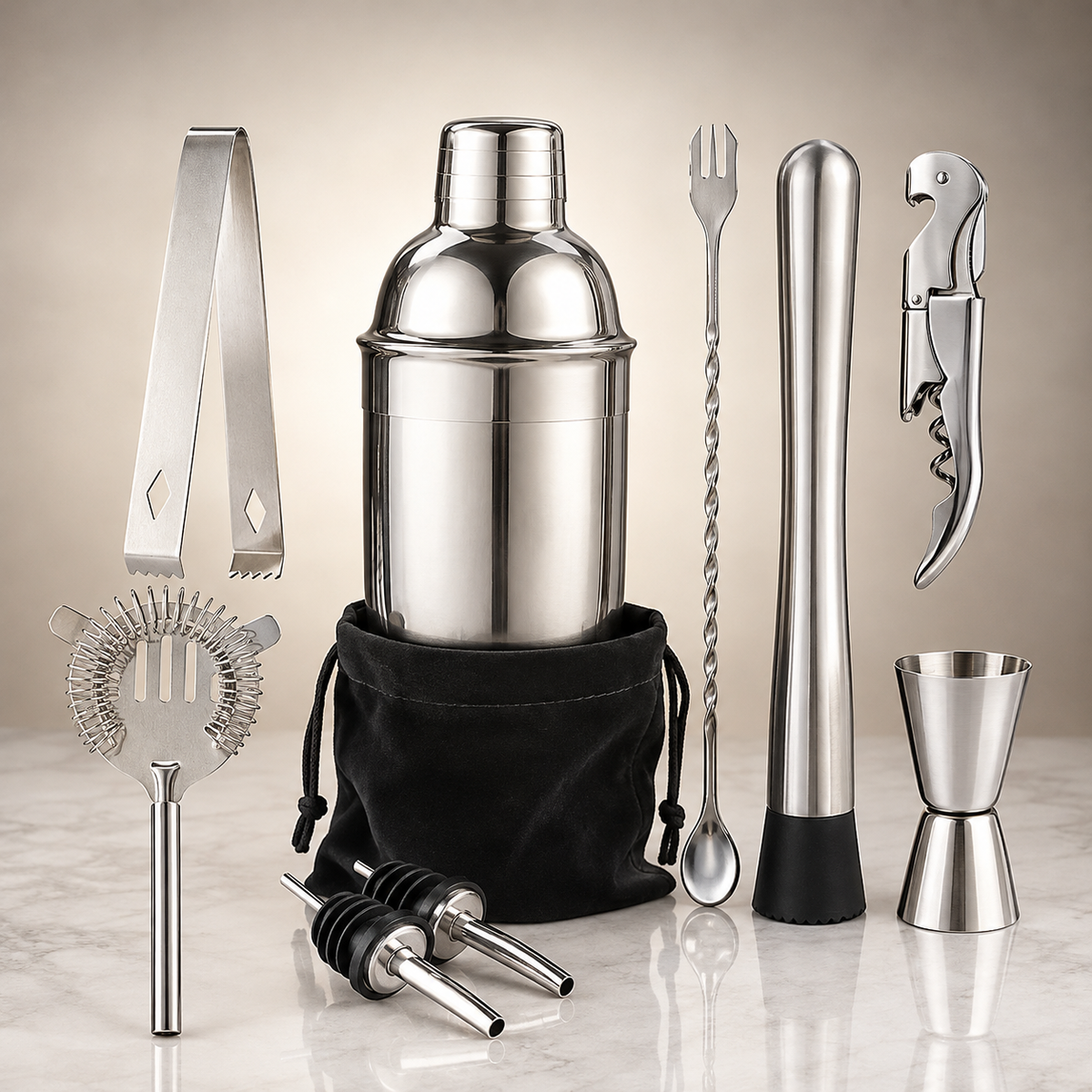 Stainless Steel Cocktail Making