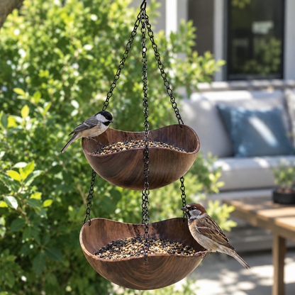 Hanging Bird Bath and Feeder Bowl