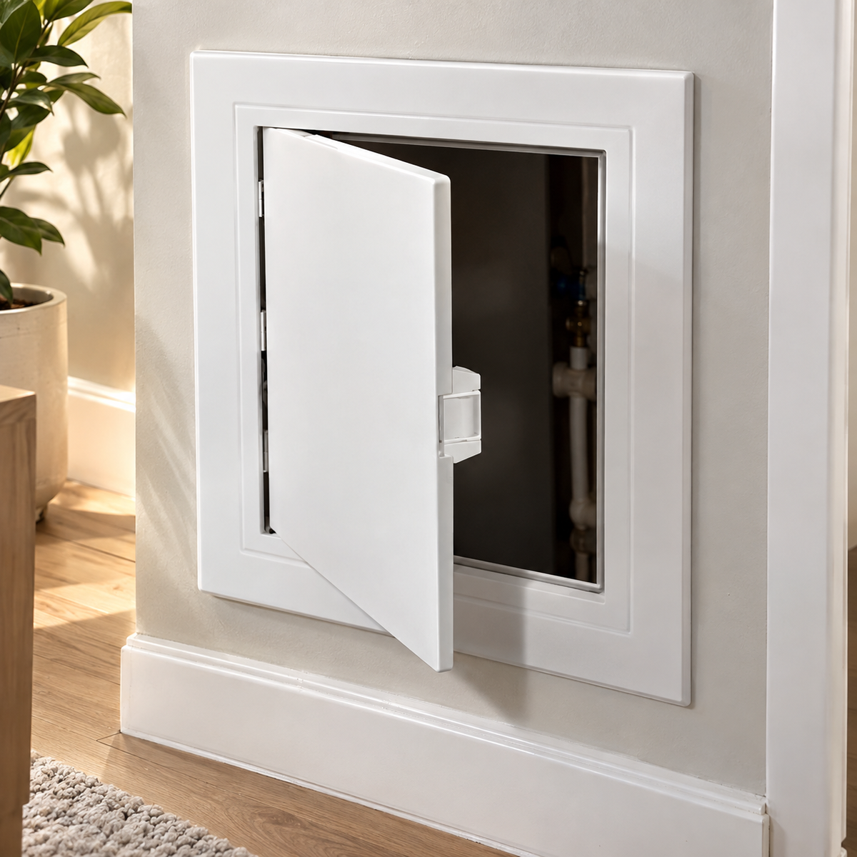 Self-Adhesive White Access Panel (Inspection Hatch)