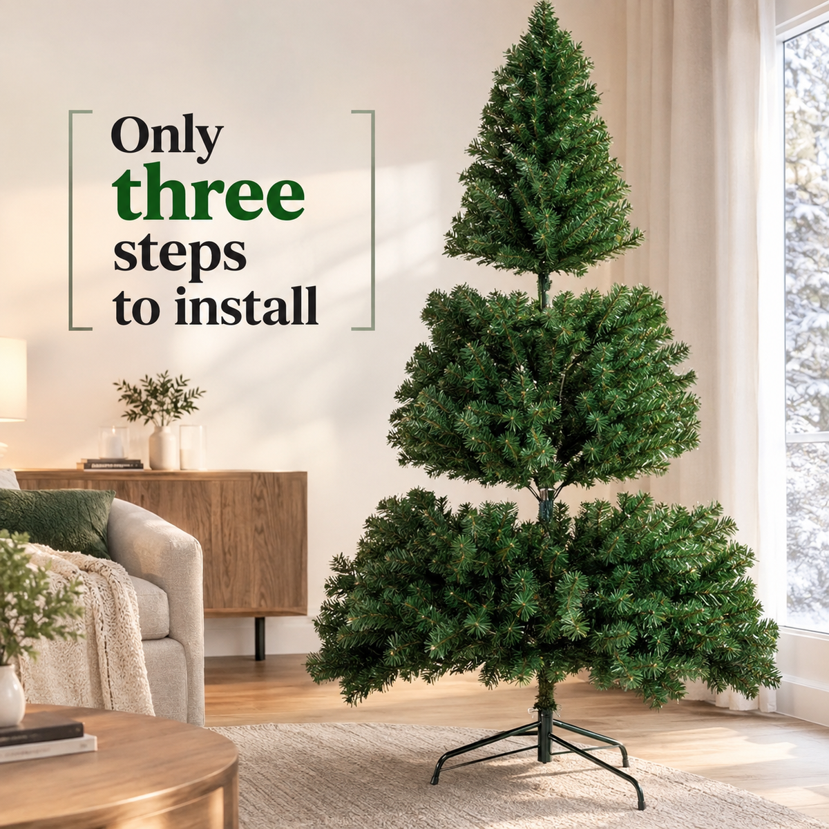 7ft Full Artificial Christmas Tree