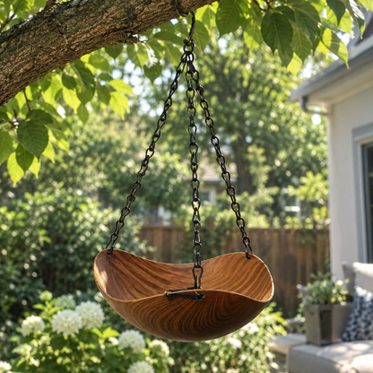 Hanging Bird Bath and Feeder Bowl