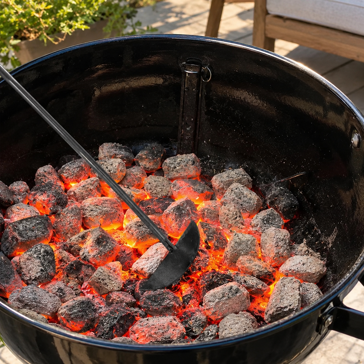 Ash Rake and Scoop for Wood Burners