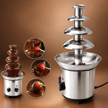 4-Tier Electric Chocolate Fountain