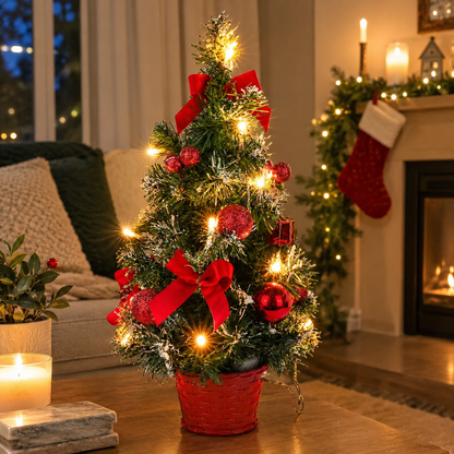 Mini Light-Up Christmas Tree (40cm)