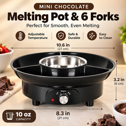 Electric Chocolate Fondue Set