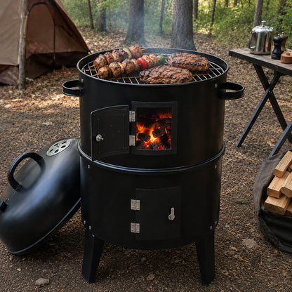 Multifunctional BBQ Smoker Oven