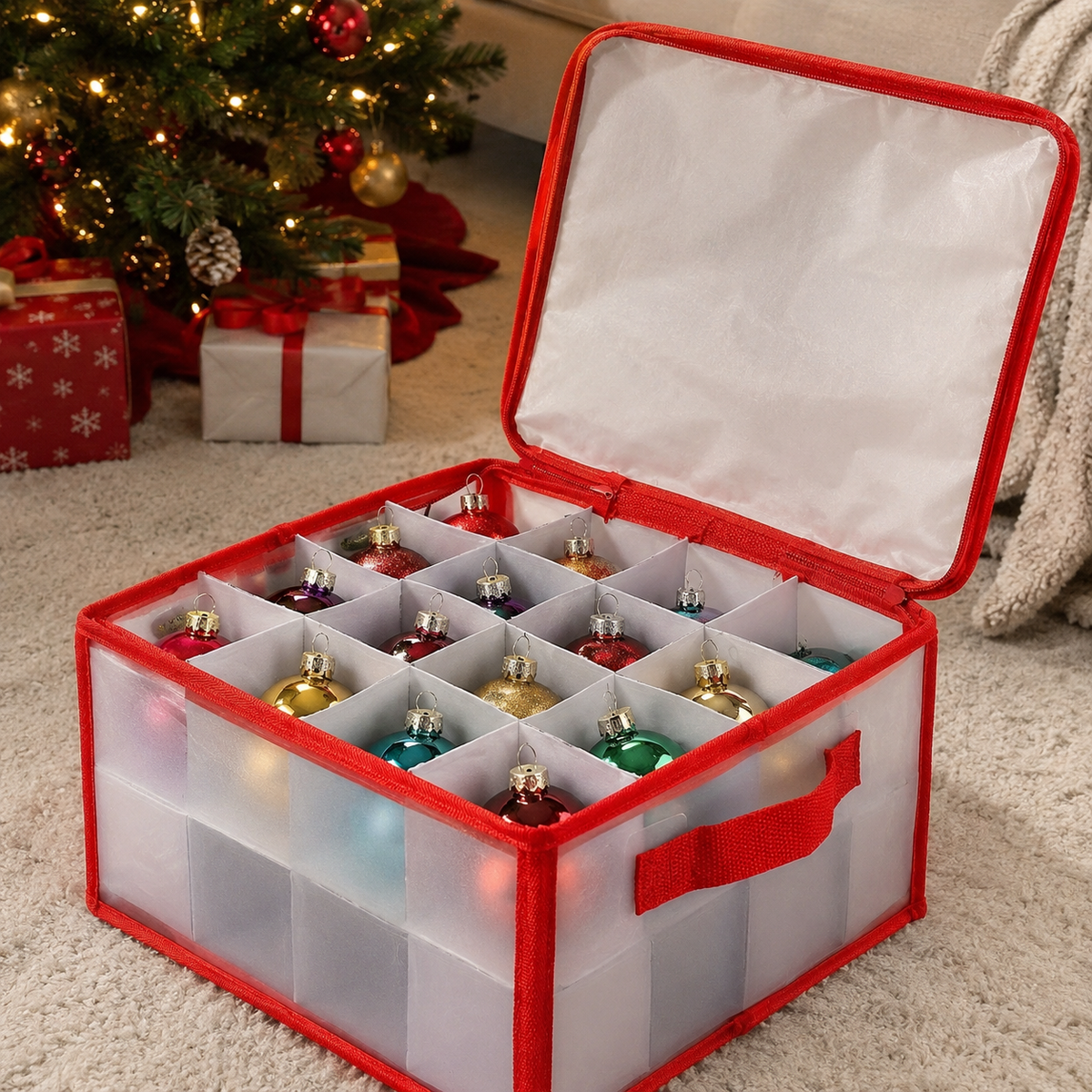 Christmas Ornament Storage Box Set