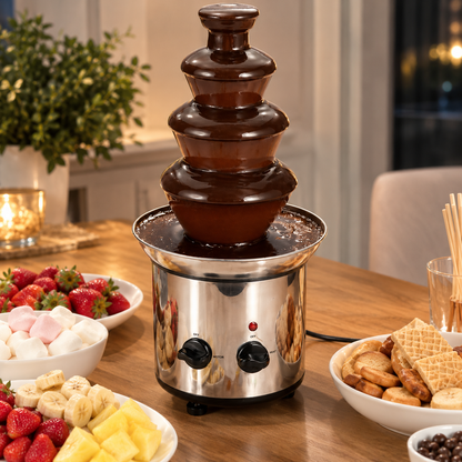 4-Tier Electric Chocolate Fountain