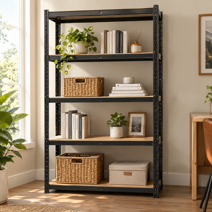5-Tier Heavy-Duty Metal Shelving Unit