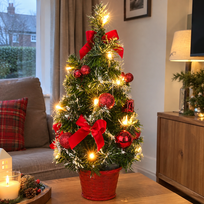 Mini Light-Up Christmas Tree (40cm)