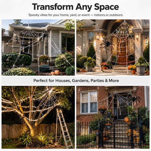 Halloween Triangle Spider Web