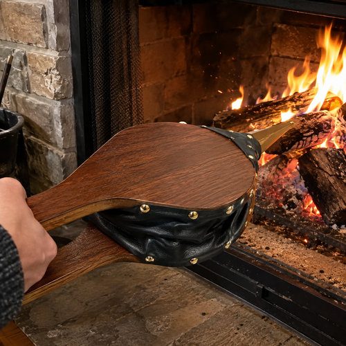 Wooden Fireplace Bellows
