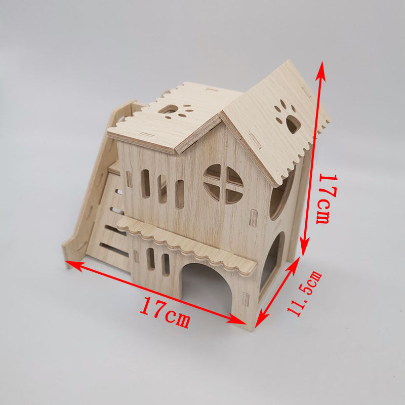 Wooden Hamster House (10 Styles)