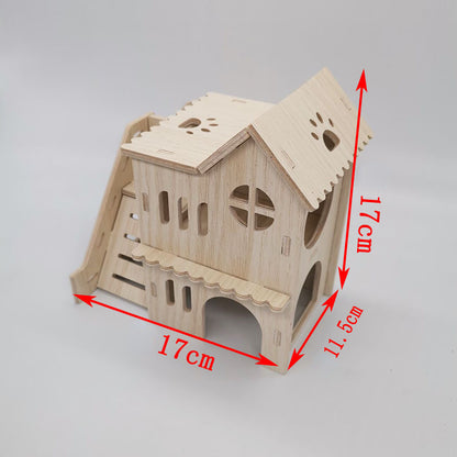 Wooden Hamster House (10 Styles)