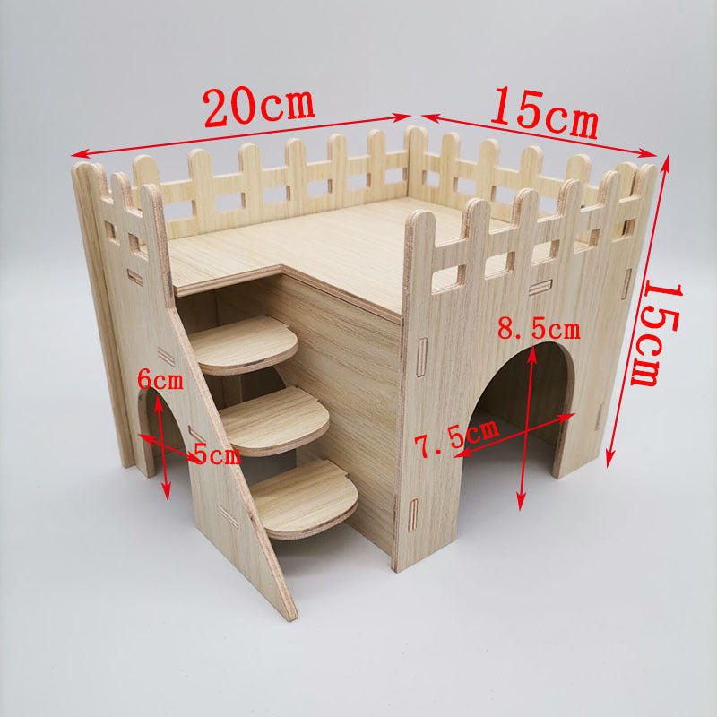 Wooden Hamster House (10 Styles)