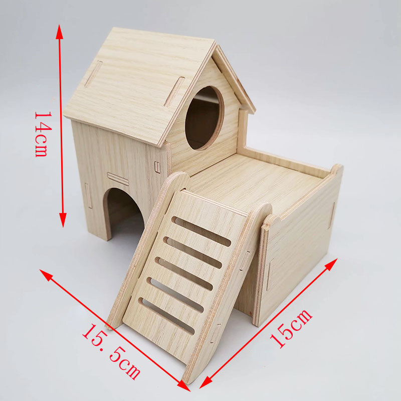 Wooden Hamster House (10 Styles)