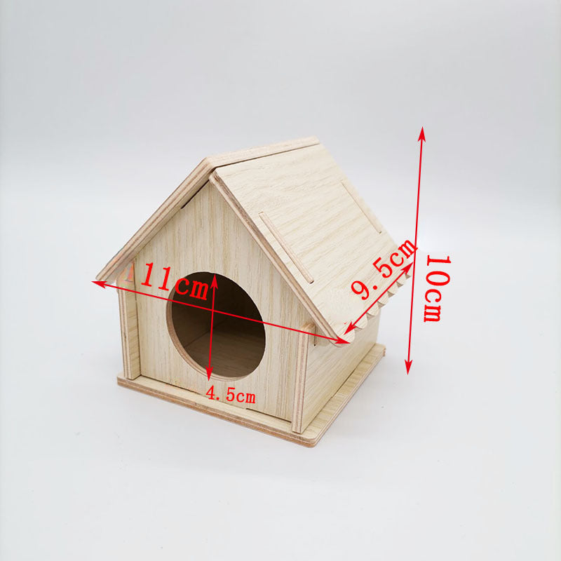 Wooden Hamster House (10 Styles)
