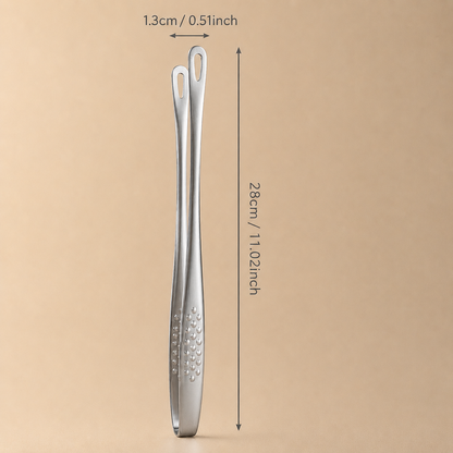 Long Stainless Steel Kitchen Tongs