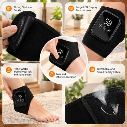 Heated Ankle Massager Brace