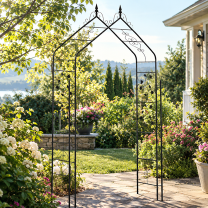 Gothic Pointed Garden Arbor
