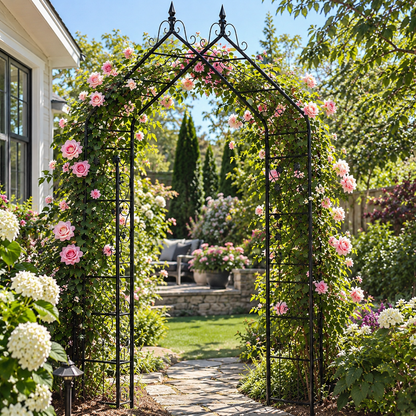 Gothic Pointed Garden Arbor