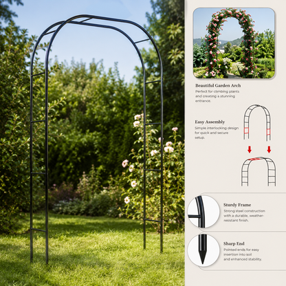 Metal Garden Arch (100")