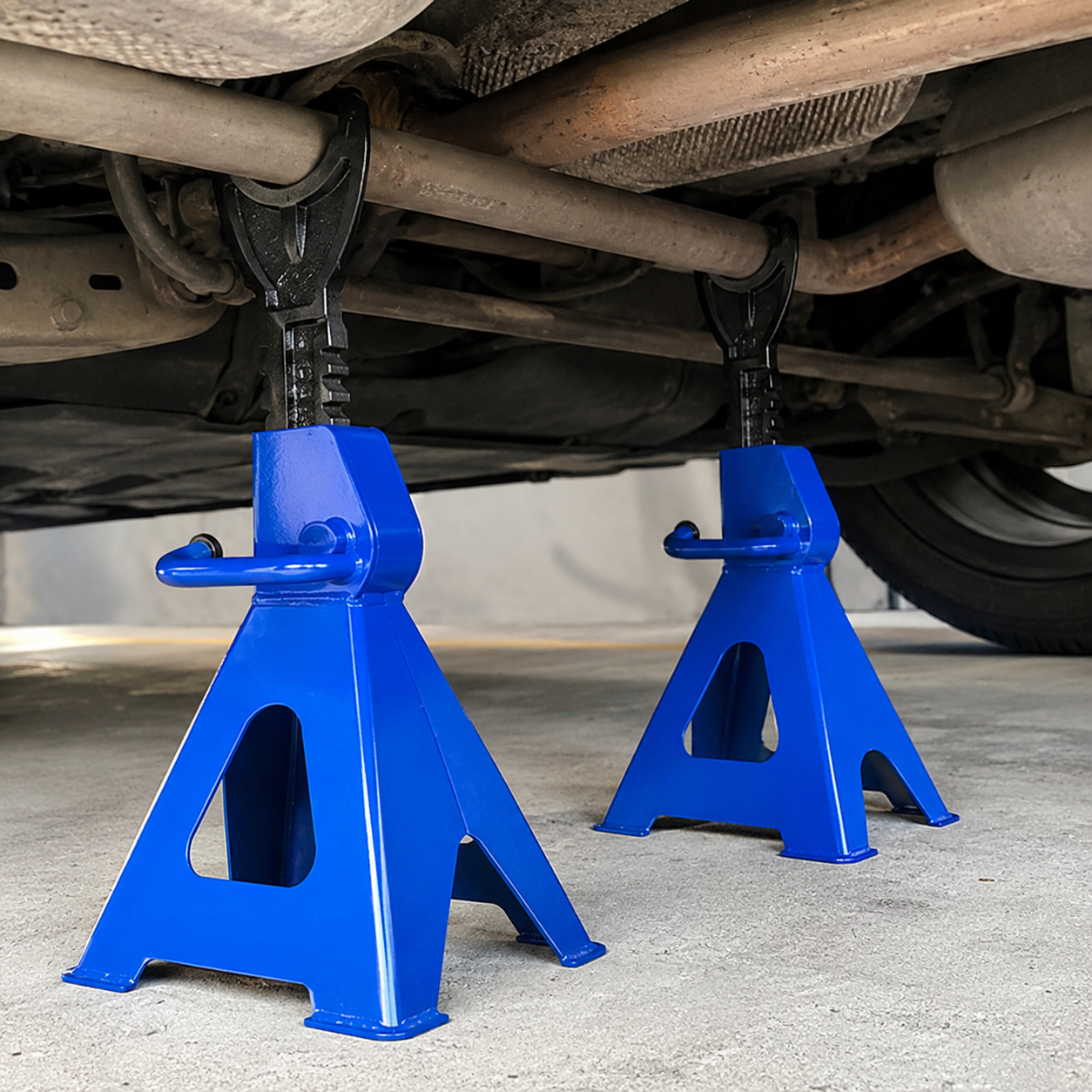 Axle Stands (Set of 2, 3 Ton)