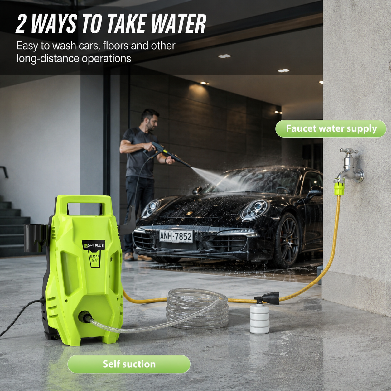 Electric High Pressure Washer (2050PSI)