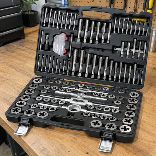 116-Piece Tap and Die Set (Metric & SAE)