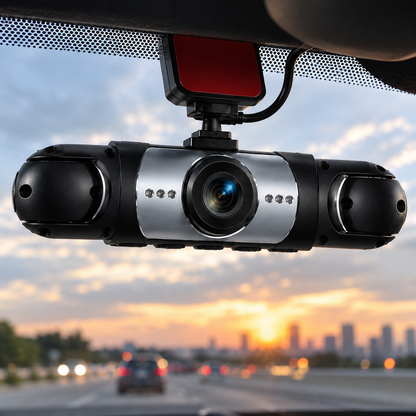 Multi-Lens Dash Cam with Rear Camera and 3.16" Screen