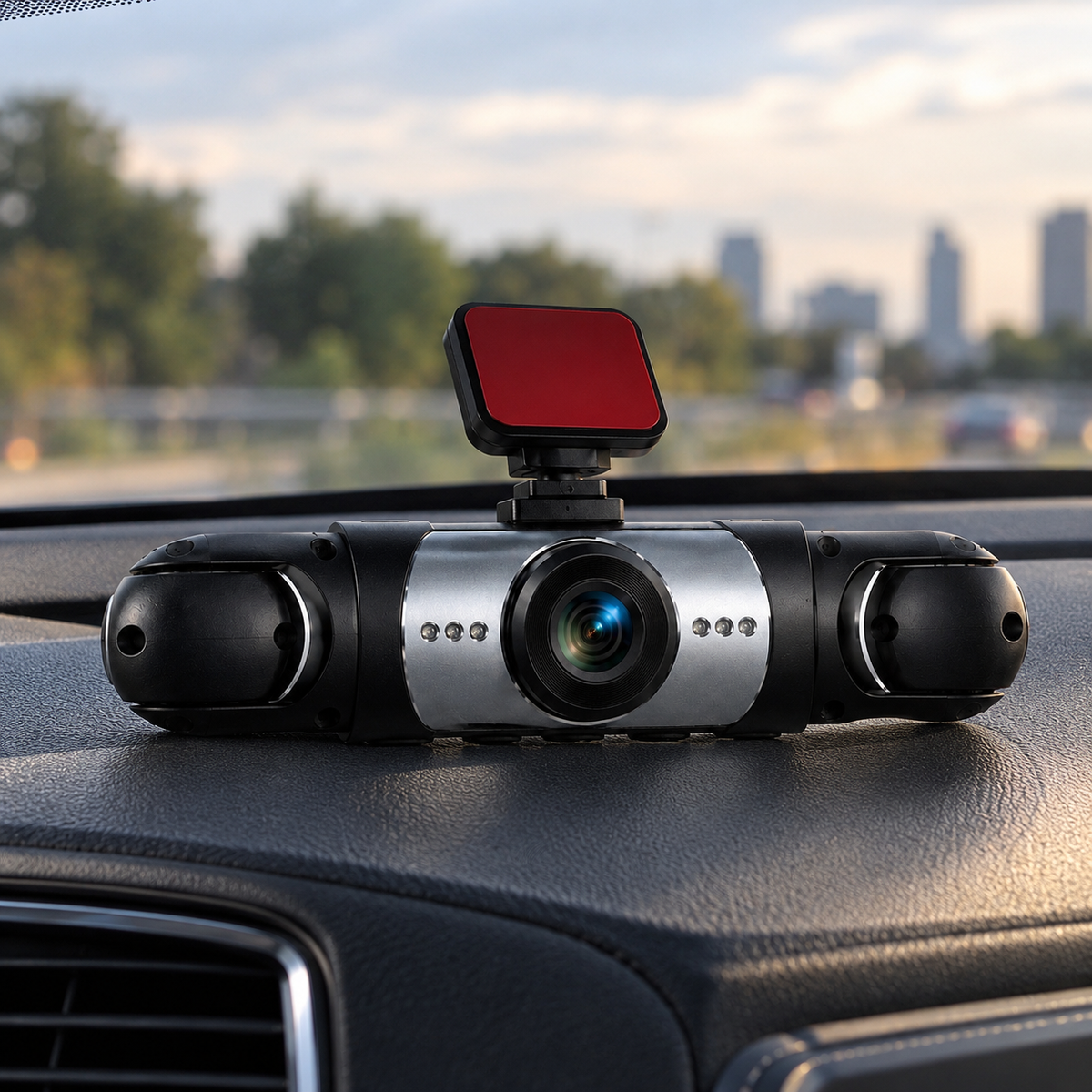 Multi-Lens Dash Cam with Rear Camera and 3.16" Screen