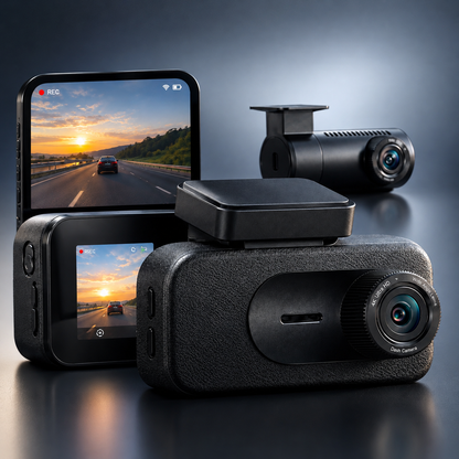 4K HDR Dash Cam with GPS and Wi-Fi 6